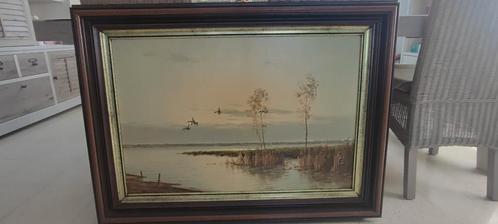 mooi olie schilderij op doek van kunstenaar Gien v.d. Velde, Antiek en Kunst, Kunst | Schilderijen | Klassiek, Ophalen