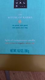 Rituals Geurkaars Karma - Nieuw in doos!, Ophalen, Overige materialen, Wit, Nieuw