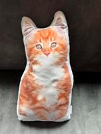 Kussen met rode kater, Ophalen of Verzenden, Zo goed als nieuw, Kleed of Kussen