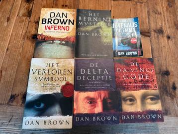 Dan Brown boekenpakket – 6 thrillers incl. De Da Vinci Code beschikbaar voor biedingen