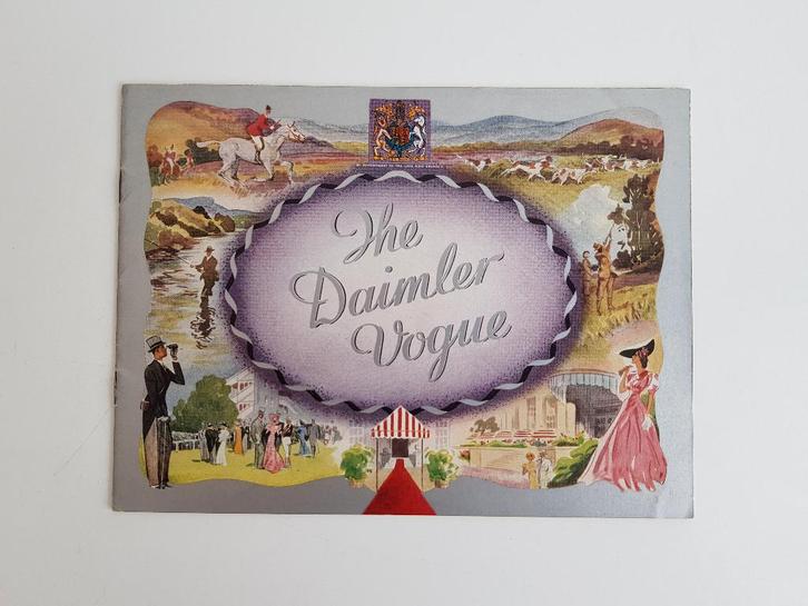DAIMLER - Vogue zeer zeldzame brochure - 1938, Boeken, Auto's | Folders en Tijdschriften, Gelezen, Overige merken, Ophalen of Verzenden