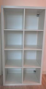 Witte Kallax kast 8 vakken, Gebruikt, 100 tot 150 cm, 25 tot 50 cm, 50 tot 100 cm