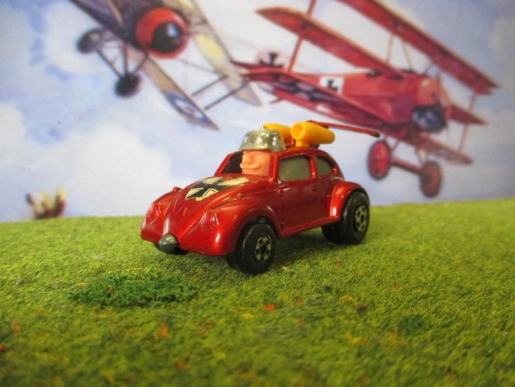 1:69 VW Flying Bug Matchbox nr.11 1972 in bijna nieuwstaat, Hobby en Vrije tijd, Modelauto's | Overige schalen, Gebruikt, Auto