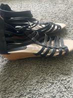 Zwarte Sandalen Trend One Maat 40, Ophalen of Verzenden, Gedragen, Zwart, Sandalen of Muiltjes
