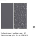 Schaduwdoek uv regen werend 4x2 nieuw zonnedoek, Caravans en Kamperen, Ophalen, Nieuw