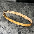 18 karaat gouden armbanden love armband slavenarmband, Ophalen of Verzenden, Zo goed als nieuw, Goud