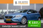 Volvo V40 2.0 D2 Summum Business € 9.450,00, Auto's, Volvo, 4 cilinders, 1969 cc, Blauw, Leder en Stof