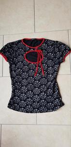 Leuk shirt top van Hell Bunny maat m., Kleding | Dames, Ophalen of Verzenden, Zo goed als nieuw, Korte mouw