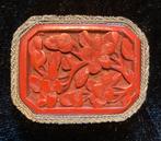 Cinnabar broche zilver, Ophalen of Verzenden, Zilver, Broche
