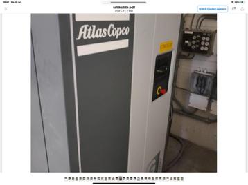 Grote atlas copco compres. type GA45VSD+ 13 bar 189 psi 9000 beschikbaar voor biedingen