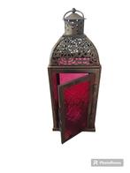 Marokkaanse lantaarn, Huis en Inrichting, Metaal, Zo goed als nieuw, Kaars, Ophalen