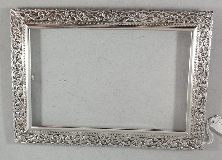Zilveren fotolijst 90 X 140 antiek 835 zilver, Antiek en Kunst, Antiek | Goud en Zilver, Zilver, Ophalen of Verzenden