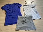 Voedings t shirt / topje + buikband, Blauw, Shirt of Top, Ophalen of Verzenden, Zo goed als nieuw