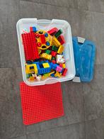 Grote Duplo Bak + Bouwplaat, Ophalen of Verzenden, Gebruikt, Losse stenen, Duplo