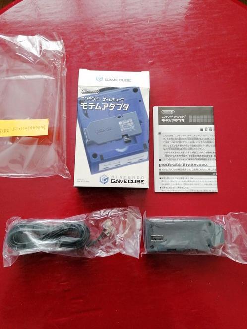 Nintendo Gamecube Modem adapter Japan regiovrij nieuw, Spelcomputers en Games, Spelcomputers | Nintendo GameCube, Nieuw, Zwart