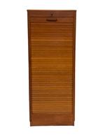 Vintage Kast Archiefkast Roldeur Eeka Eiken Design 1950, Huis en Inrichting, Kasten | Roldeurkasten en Archiefkasten, Gebruikt