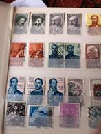 Spanje: 7 bladzijden in insteekboekje, Verzenden, Gestempeld