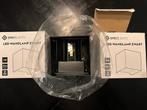 2x Nieuwe LED Wandlamp Zwart, Ophalen of Verzenden, Nieuw, Metaal