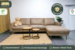 Kleine Hoekbank chaise Longue bruin Microvezel, 250 tot 300 cm, -, -, Hoekbank