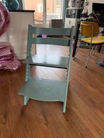 Stokke Tripp Trapp kinderstoel blauw, Ophalen, Gebruikt, Meegroeistoel