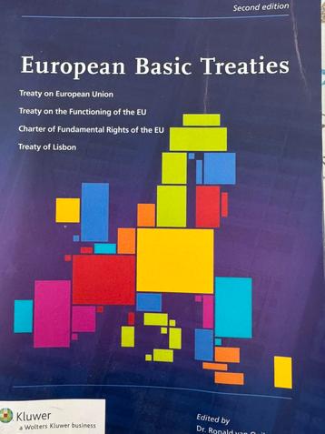 European basic treaties beschikbaar voor biedingen