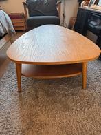 Vintage salontafel, dubbel blad, L90 cm Quilda, Huis en Inrichting, Tafels | Salontafels, Ophalen, 100 tot 150 cm, 50 tot 100 cm