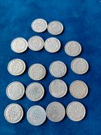 zilveren Dubbeltjes 18st., Ophalen of Verzenden, Koningin Wilhelmina, 10 cent