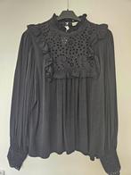 Sofie Schnoor Zwarte Blouse Maat L, Zwart, Maat 42/44 (L), Ophalen of Verzenden, Zo goed als nieuw