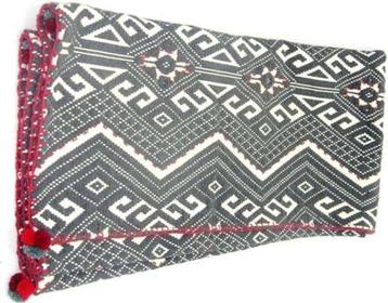 Fairtrade Kleed Grijs native print 130x180cm NIEUW beschikbaar voor biedingen
