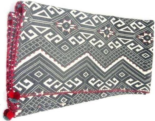 Fairtrade Kleed Grijs native print 130x180cm NIEUW, Huis en Inrichting, Stoffering | Tapijten en Kleden, Nieuw, 100 tot 150 cm