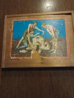 Blokkendoos, nostalgie, compleet, Kinderen en Baby's, Speelgoed | Houten speelgoed, Ophalen of Verzenden, Gebruikt