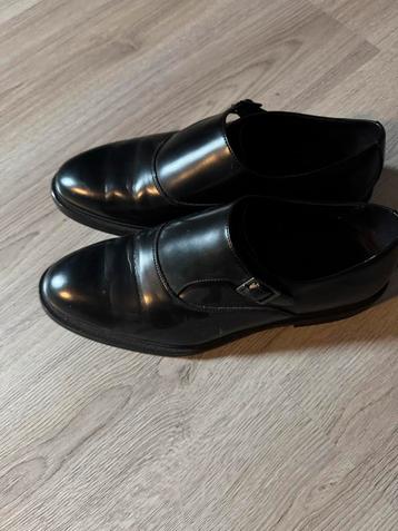 Zwarte Gespschoenen - Maat 45 beschikbaar voor biedingen