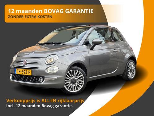 Fiat 500C CABRIO TWINAIR TURBO LOUNGE NAVI/CRUISE/LED/52.000, Auto's, Fiat, Bedrijf, 500C, ABS, Airbags, Airconditioning, Bluetooth