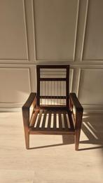 Vintage Deense Teak Lounge Fauteuil – Arne Wahl Iversen, Huis en Inrichting, Fauteuils, 75 tot 100 cm, Ophalen of Verzenden, Zo goed als nieuw