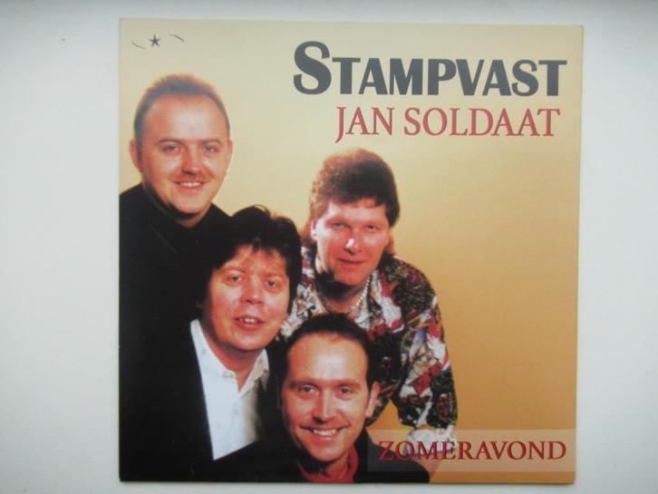 STAMPVAST # JAN SOLDAAT / OP EEN MOOIE ZOMERAVOND, Cd's en Dvd's, Vinyl | Nederlandstalig, Zo goed als nieuw, Levenslied of Smartlap