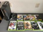 Xbox 360 120GB + 2 controllers + 9 games, Spelcomputers en Games, Spelcomputers | Xbox 360, Met 2 controllers, 360 Elite of Super Elite