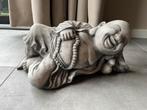 Liggende buddha van beton, Huis en Inrichting, Woonaccessoires | Boeddhabeelden, Ophalen, Zo goed als nieuw