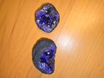 Geode paars zwart 14, Sieraden, Tassen en Uiterlijk, Edelstenen, Ophalen of Verzenden, Zo goed als nieuw