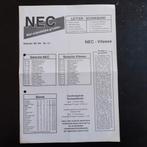 Programma  NEC  - VITESSE  seizoen 1988/1989., Gebruikt, Verzenden