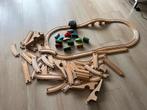 Lillabo Ikea houten trein baan + aanvullingsset zgan, Kinderen en Baby's, Speelgoed | Houten speelgoed, Ophalen, Zo goed als nieuw