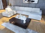 !!ACTIE!! Teddy stof U bank, gratis levering, Verzenden, 300 cm of meer, Metaal, Zo goed als nieuw