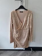 Sheilay gouden glitter jurk maat S, Kleding | Dames, Jurken, Overige kleuren, Ophalen of Verzenden, Zo goed als nieuw, Maat 36 (S)
