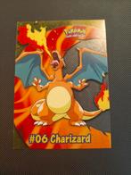 Zeldzame Charizard clear Topps Trading Card, Ophalen, Zo goed als nieuw, Losse kaart, Foil