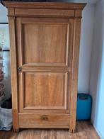 Antieke eiken Voorraadkast Kledingkast, Ophalen, Gebruikt, 50 tot 75 cm, 150 tot 200 cm