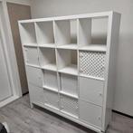 Ikea kallax kast met manden en deurtjes, Huis en Inrichting, Ophalen, Zo goed als nieuw