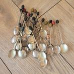 Koffieboon lepeltjes vintage, Ophalen of Verzenden