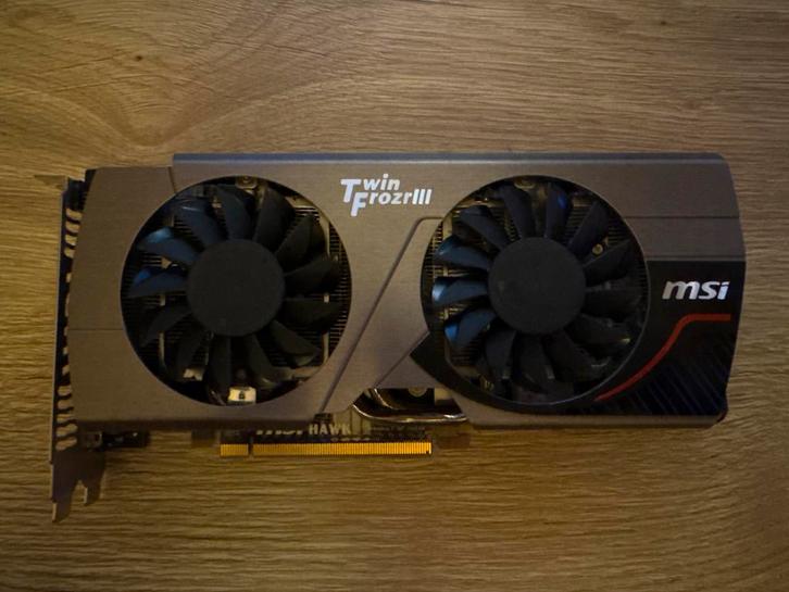 MSI Geforce GTX 560 Ti Twin Frozr II/OC 1GB, Computers en Software, Vintage Computers, Ophalen of Verzenden