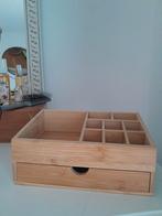 Houten Organizer met Lade, Huis en Inrichting, Minder dan 50 cm, Minder dan 50 cm, Ophalen of Verzenden, Zo goed als nieuw