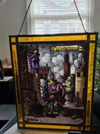 Prachtig Glas in lood raamhanger ~ De loodgieter, Ophalen