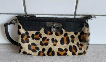 Panter etui lederen tas leer portemonnee toilettas beschikbaar voor biedingen